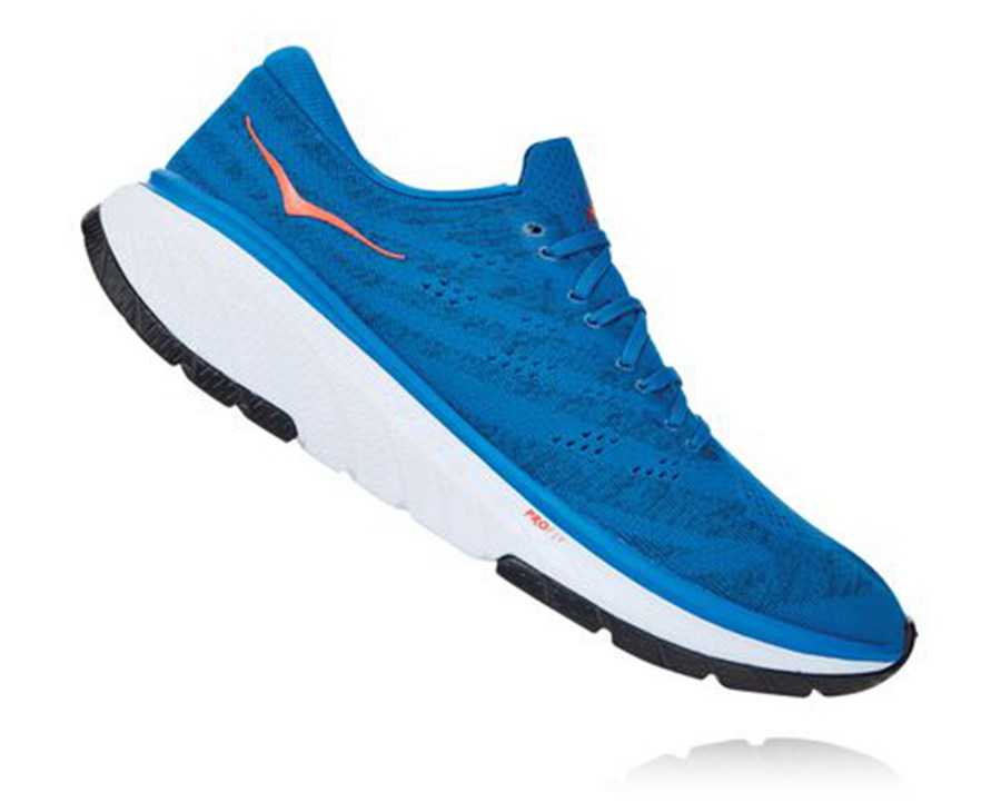 Hoka One One Hardloopschoenen Heren - Cavu 3 - Blauw - OP0631498